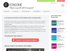 Tablet Screenshot of ecricome.org